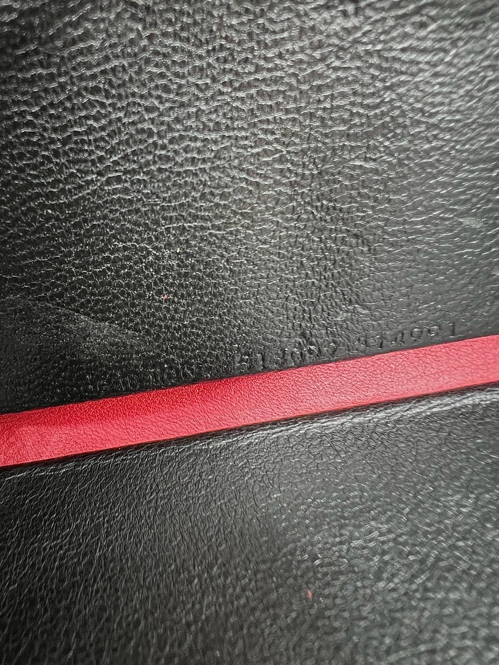 Authentic SAINT LAURENT YSL Calfskin Red Leather Zip Long Wallet - Picture 10 of 10